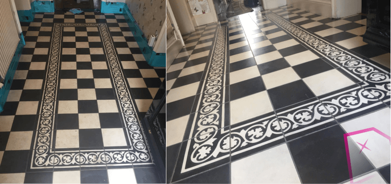 encaustic tile floor restoration