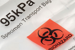 Orange Hazardous Waste Bags
